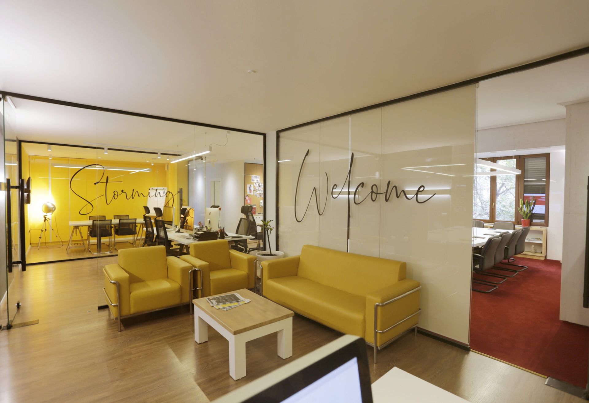 Het Vatra Agency-kantoor in Tirana